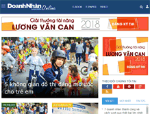 Tablet Screenshot of doanhnhansaigon.vn